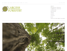 Tablet Screenshot of largessforestry.com